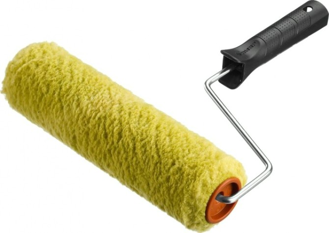 Валик малярный стержневой ЗУБР СИНТЕКС 40 40, 240 мм, d=40 мм, ворс 18 мм, ручка d=6 мм, [03515-24_z01]