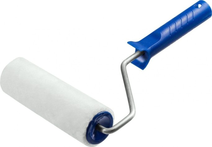 Валик малярный стержневой ЗУБР ВЕЛЮР 48 180 мм, d=48 мм, ворс 4 мм, ручка d=8 мм, [03514-18]