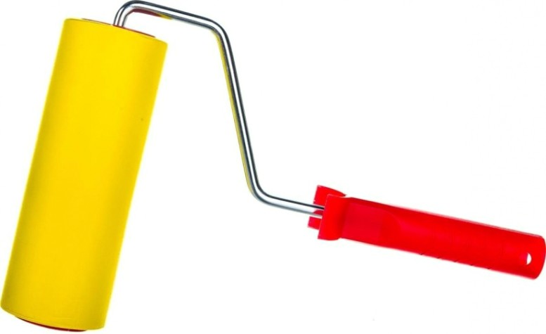 Валик прижимной MATRIX 175 мм резиновый с ручкой, d ручки-8 мм// [81030]