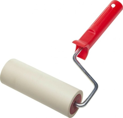 Валик прижимной ЗУБР 03922-14 ЭКСПЕРТ в сборе, резиновый, бюгель 8мм, 48x140мм [03922-14]