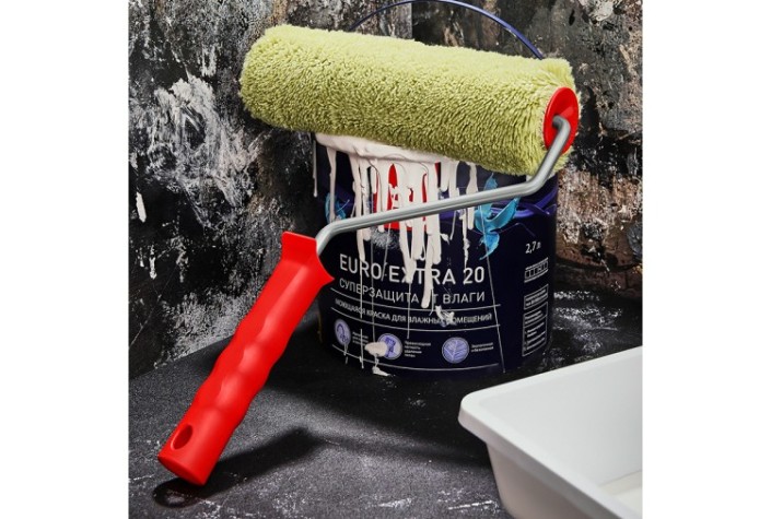 Валик REXANT 89-0002 полиакрил зеленый, ворс 18 мм, 240 мм, ø 42 мм Валик REXANT 89-0002 полиакрил зеленый, ворс 18 мм, 240 мм, ø 42 мм