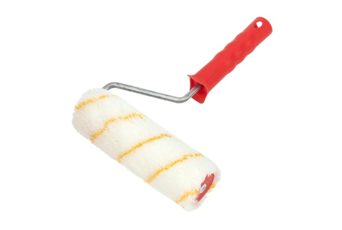 Валик REXANT 89-0009 полиамид желтой полосой, ворс 11 мм, 180 мм, ø 42