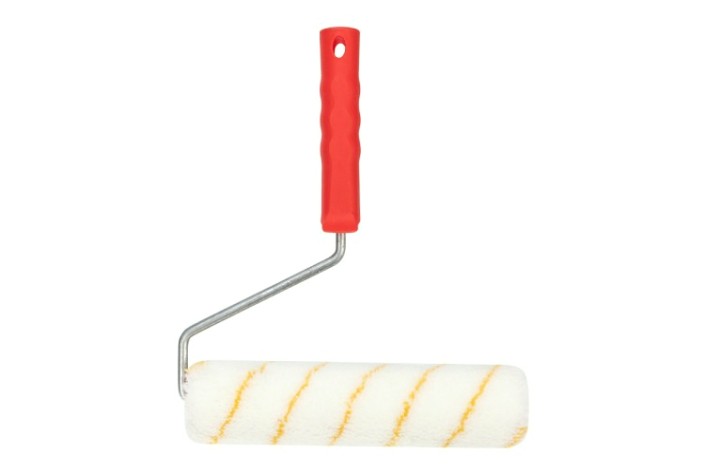 Валик REXANT 89-0010 полиамид желтой полосой, ворс 11 мм, 240 мм, ø 42