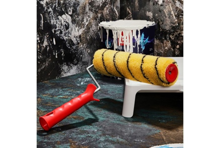 Валик REXANT 89-0022 полиакрил черной полосой, ворс 11 мм, 240 мм, ø 42 Валик REXANT 89-0022 полиакрил черной полосой, ворс 11 мм, 240 мм, ø 42