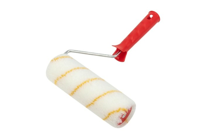 Валик REXANT 89-0025 полиамид желтой полосой, ворс 11 мм, 180 мм, ø 42