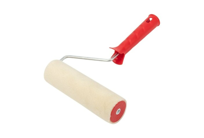 Валик REXANT 89-0029 велюр, ворс 5 мм, 180 мм, ø 42 мм, бюгель 6 мм