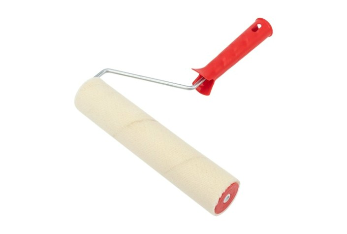 Валик REXANT 89-0030 велюр, ворс 5 мм, 240 мм, ø 42 мм, бюгель 6 мм