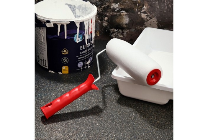 Валик REXANT 89-0032 пенополиуретан, 180 мм, ø 42 мм, бюгель 6 мм