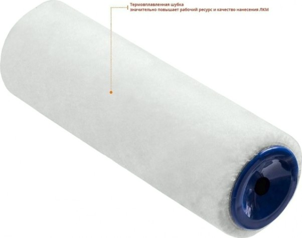 Валик сменный ЗУБР ВЕЛЮР 48 240 мм, d=48 мм, ворс 4 мм, ручка d=8 мм, [02514-24]