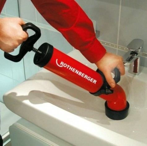 Вантуз насосного типа ROTHENBERGER РОПУМП СУПЕР с адаптером для унитаза 72070Х [72070X]