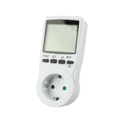 Ваттметр REXANT 10-6100 с подсветкой RX-11 вертикальный 2х тарифный 16A