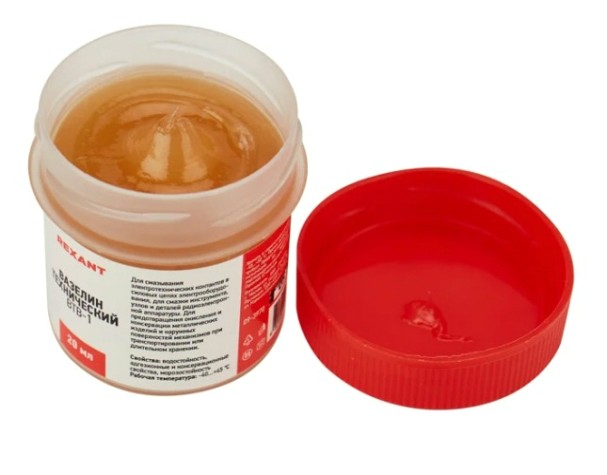 Вазелин технический REXANT ВТВ-1, банка 20 мл [09-3970]