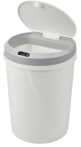 Ведро мусорное HALSA HSL-C-104 с датчиком движения круглое, 12л