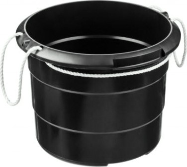 Ведро строительное STAYER 40 л с канатными ручками, пластмассовое [06085-40]