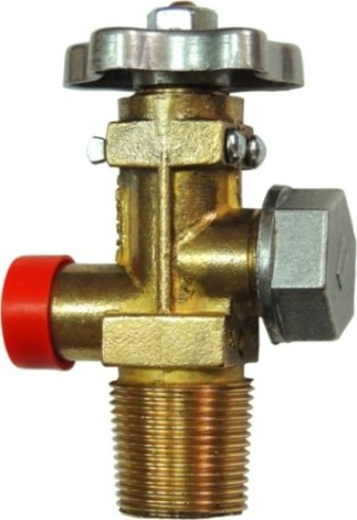 Вентиль баллонный с предохранительным клапаном