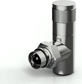 Вентили ручной регулировки угловой (набор 2 шт) ROYAL THERMO PIANO (хром), 1/2" RTE 50.028 [НС-1144294]