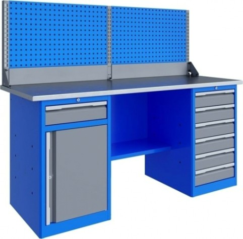 Верстак двухтумбовый ВЕРСТАКОФФ TNC 181.68.2-1