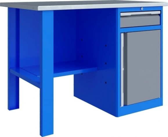 Верстак однотумбовый ВЕРСТАКОФФ TNC 121.18.1 [125119]