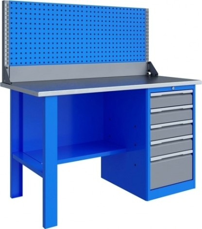 Верстак однотумбовый ВЕРСТАКОФФ TNC 141.15.2-1 [125129]