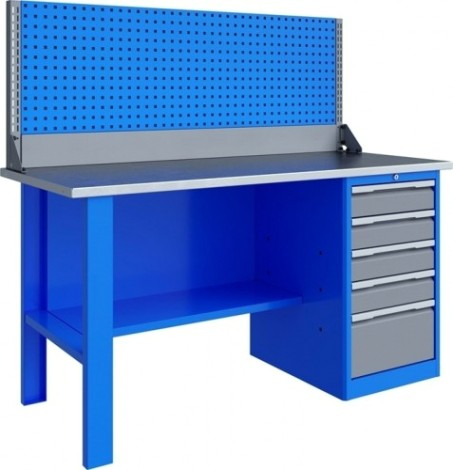 Верстак однотумбовый ВЕРСТАКОФФ TNC 161.15.3-1 [125147]