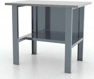 Верстак слесарный бестумбовый FERRUM "CLASSIC" 01.001L-9007 серый [01.001L-9007]