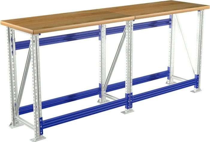 Верстак слесарный бестумбовый ПРАКТИК Master (№107) MT100.MF1/MF1/MF1.000