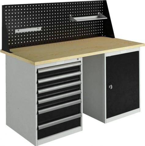 Верстак слесарный двухтумбовый ПРАКТИК Expert T W160.T6/T1.010 (№7) [К30299317338]