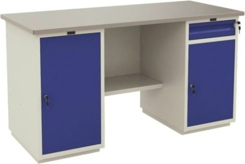 Верстак слесарный двухтумбовый ПРАКТИК Profi WT160.WD1/WD2.000