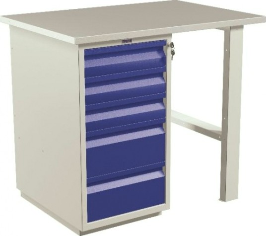 Верстак слесарный однотумбовый ПРАКТИК Profi WT100.WD5/F1.000 Верстак слесарный однотумбовый ПРАКТИК Profi WT100.WD5/F1.000