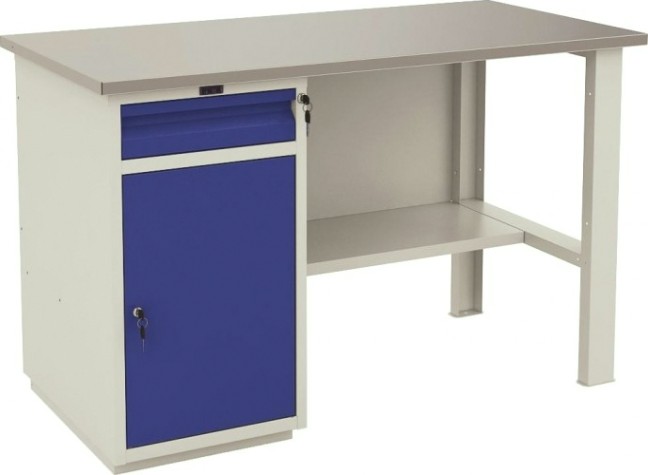 Верстак слесарный однотумбовый ПРАКТИК Profi WT140.WD2/F1.000 Верстак слесарный однотумбовый ПРАКТИК Profi WT140.WD2/F1.000