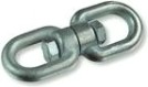 Вертлюг 10 мм петля-петля оцинкованный