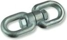 Вертлюг 12 мм петля-петля оцинкованный