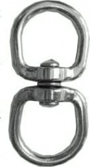 Вертлюг 16 х 64 петля-петля никелированный