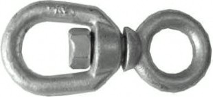 Вертлюг 20 мм петля-кольцо оцинкованный [00001053]