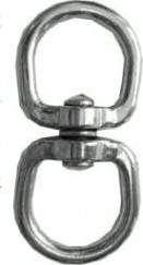 Вертлюг 22 х 76 петля-петля никелированный [00001043]