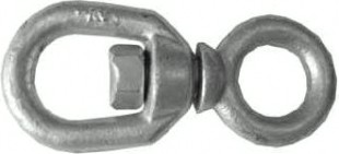 Вертлюг 6 мм петля-кольцо оцинкованный [00001048]