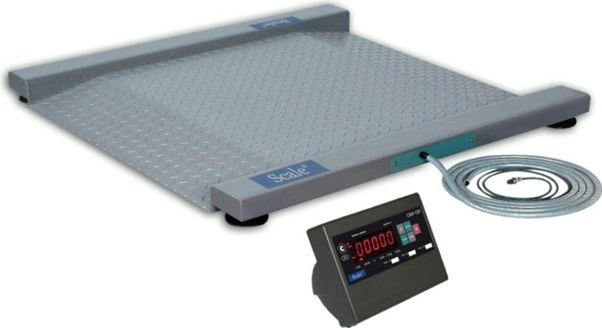 Весы платформенные Скейл 1 СКТ 1010 (1т) с индикатором ски-12 [1357278]