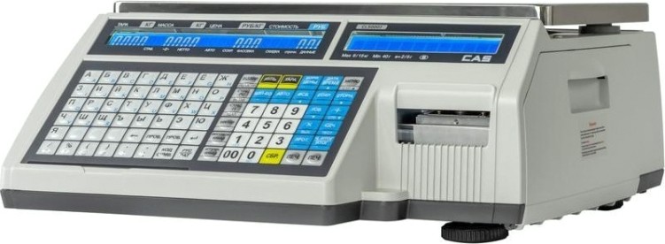 Весы торговые Cas CL5000J-30IB настольные с печатью (б/ст,rs-232,ethernet) [1262746]