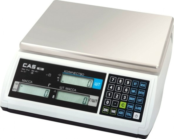 Весы торговые Cas EC-6 счетные настольные (до 6 кг) [1262732]