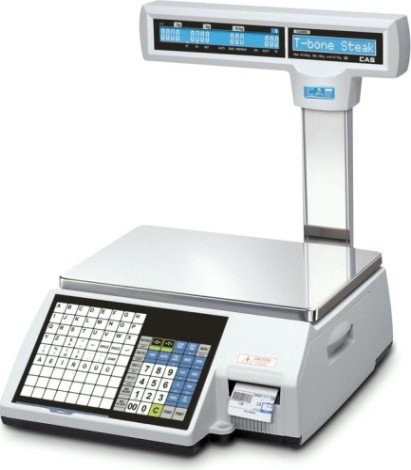 Весы торговые Cas LP 1.6 со стойкой (15кг) с печатью (ethernet) [1194196]