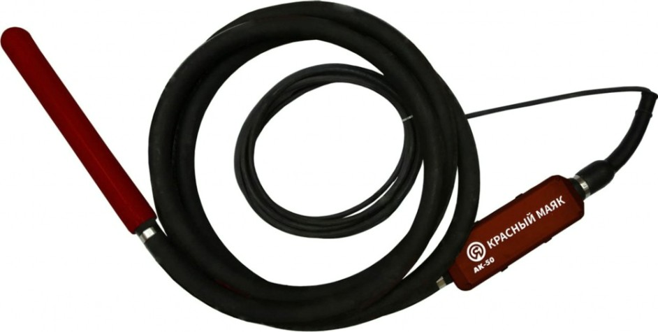 Вибратор глубинный КРАСНЫЙ МАЯК АК-50, 220В, вал-5 м, с преобразователем частоты [Х4713906]