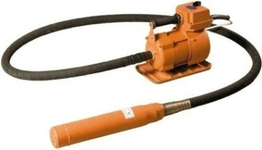 Вибратор глубинный КРАСНЫЙ МАЯК ИВ -113 42В с гибким валом 3м и наконечником D-38мм [ИВ-113.00.000-07]