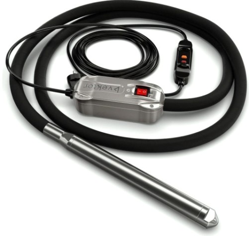 Вибратор глубинный VEKTOR EL 40 с преобразователем, 5 м [00-00004869]