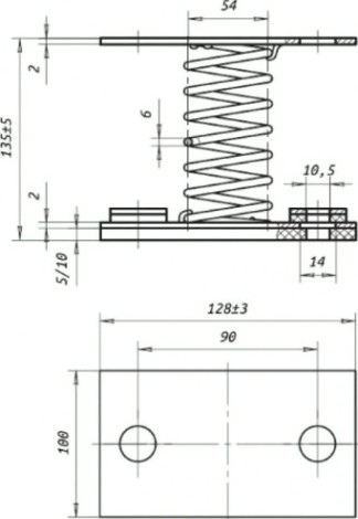 Виброизолятор Элком ДО 41 [03.07.000003]