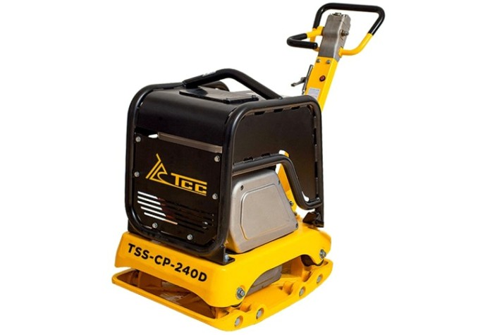 Виброплита ТСС CP-240D дизельная, реверсивная (гидравлический привод, электростарт, акб) [207093]