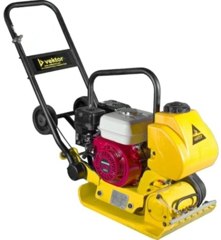 Виброплита VEKTOR VPG-70C колеса, бак [1468]