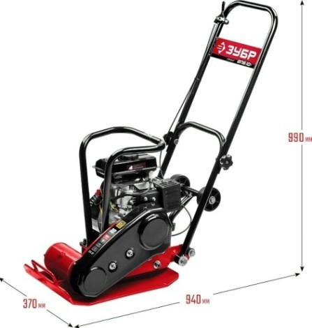 Виброплита ЗУБР ГРУНТ-10 бензиновая [ВПБ-10 Г]