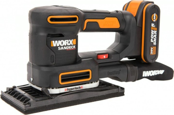 Виброшлифмашина аккумуляторная Worx WX820 Виброшлифмашина аккумуляторная Worx WX820