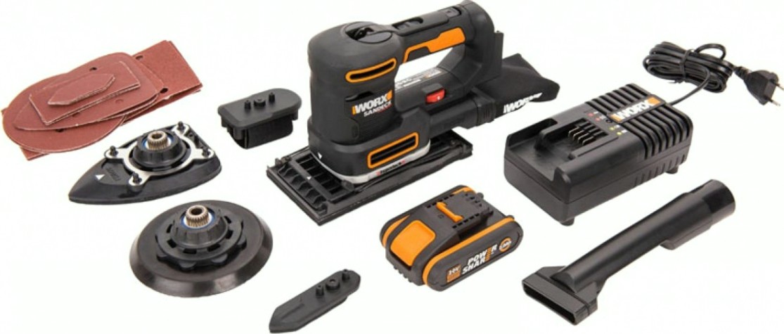 Виброшлифмашина аккумуляторная Worx WX820 Виброшлифмашина аккумуляторная Worx WX820