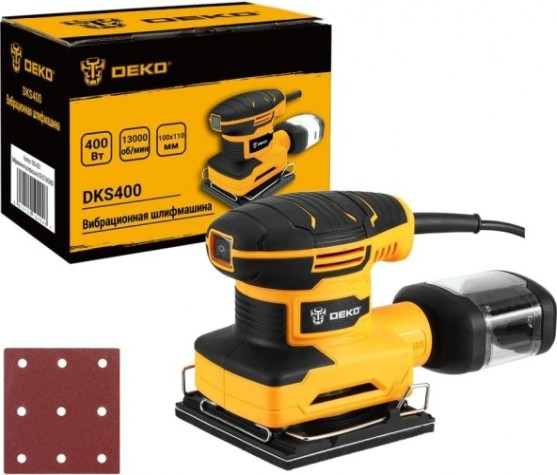 Виброшлифмашина DEKO DKS400 [063-4321]
